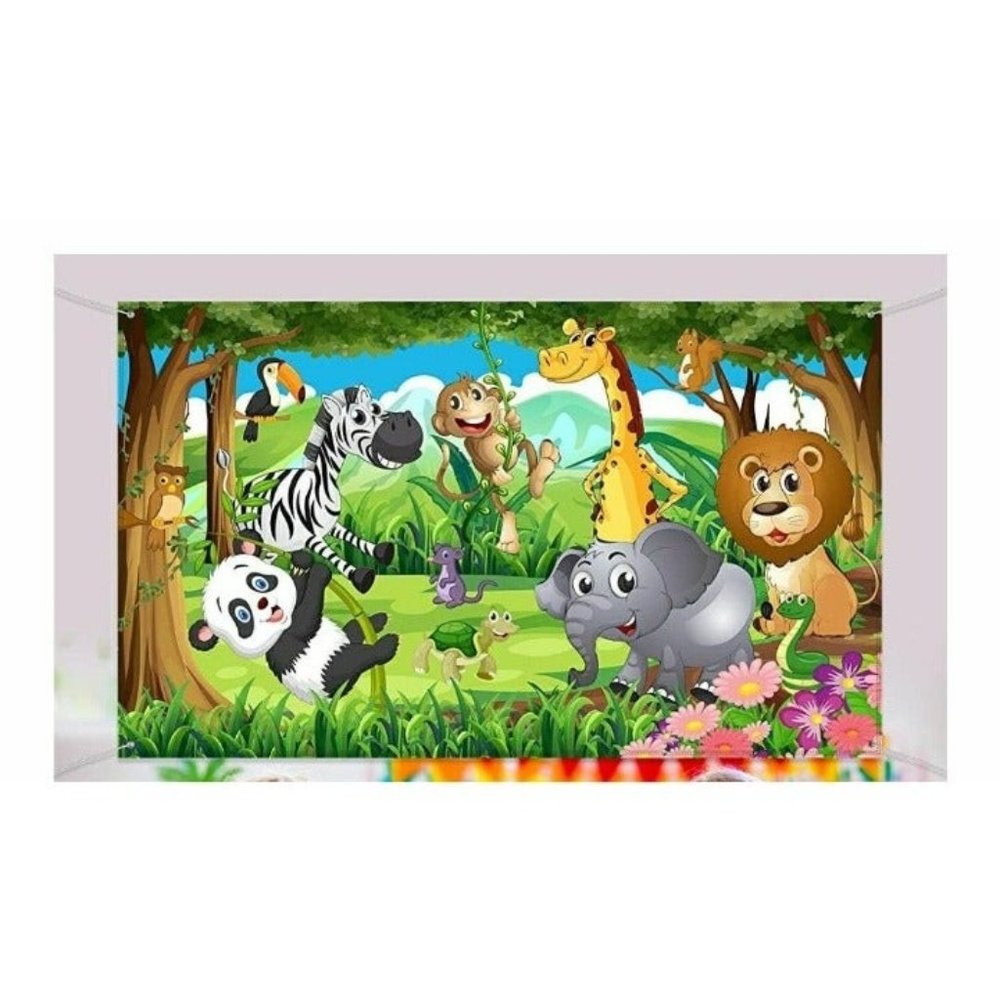 Blulu Safari Animals Decorations